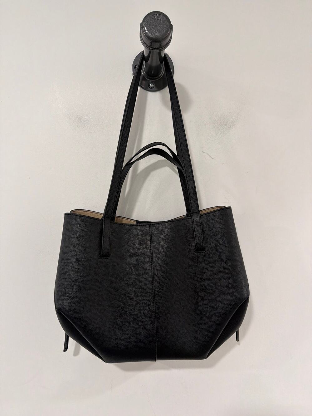 Polene Cyme Mini Bag Pebbled Leather Black